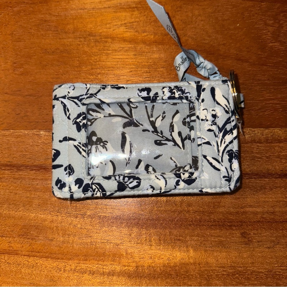 Vera Bradley Women's Cotton Deluxe Zip ID case wallet NEVER USED